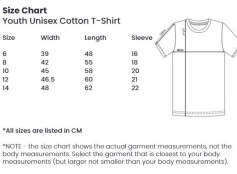 2024 Unisex Cotton Tee - Youth