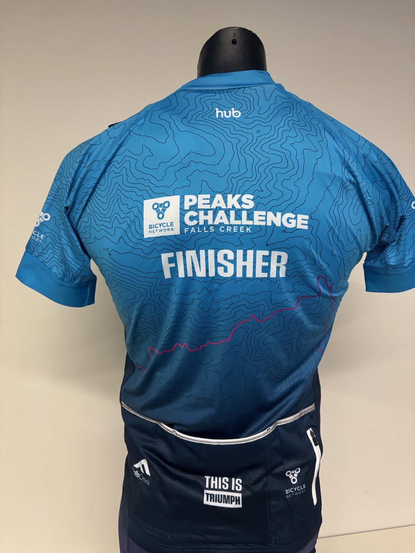 2024 Peaks Challenge Finishers Jersey - Male short sleeve - save 70%