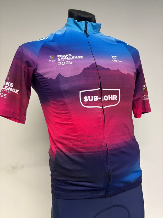 2025 Peaks Challenge Sub 10 Hour Jersey - Male short sleeve - save 70%