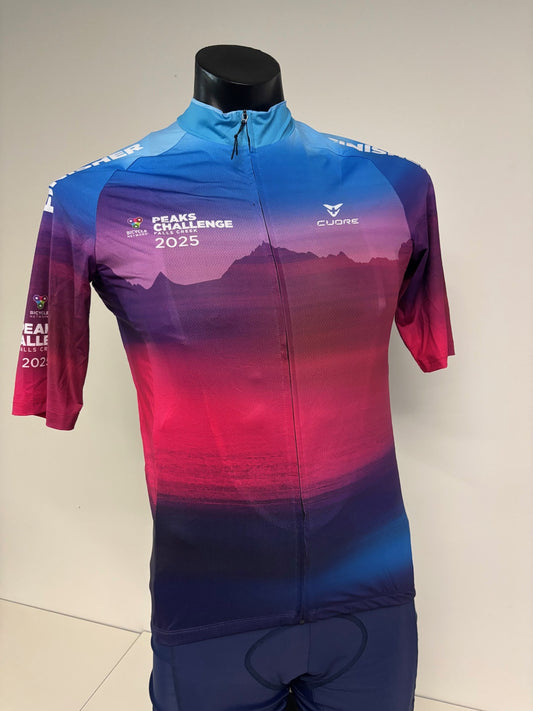 2025 Peaks Challenge Finishers Hour Jersey - Male short sleeve - save 70%