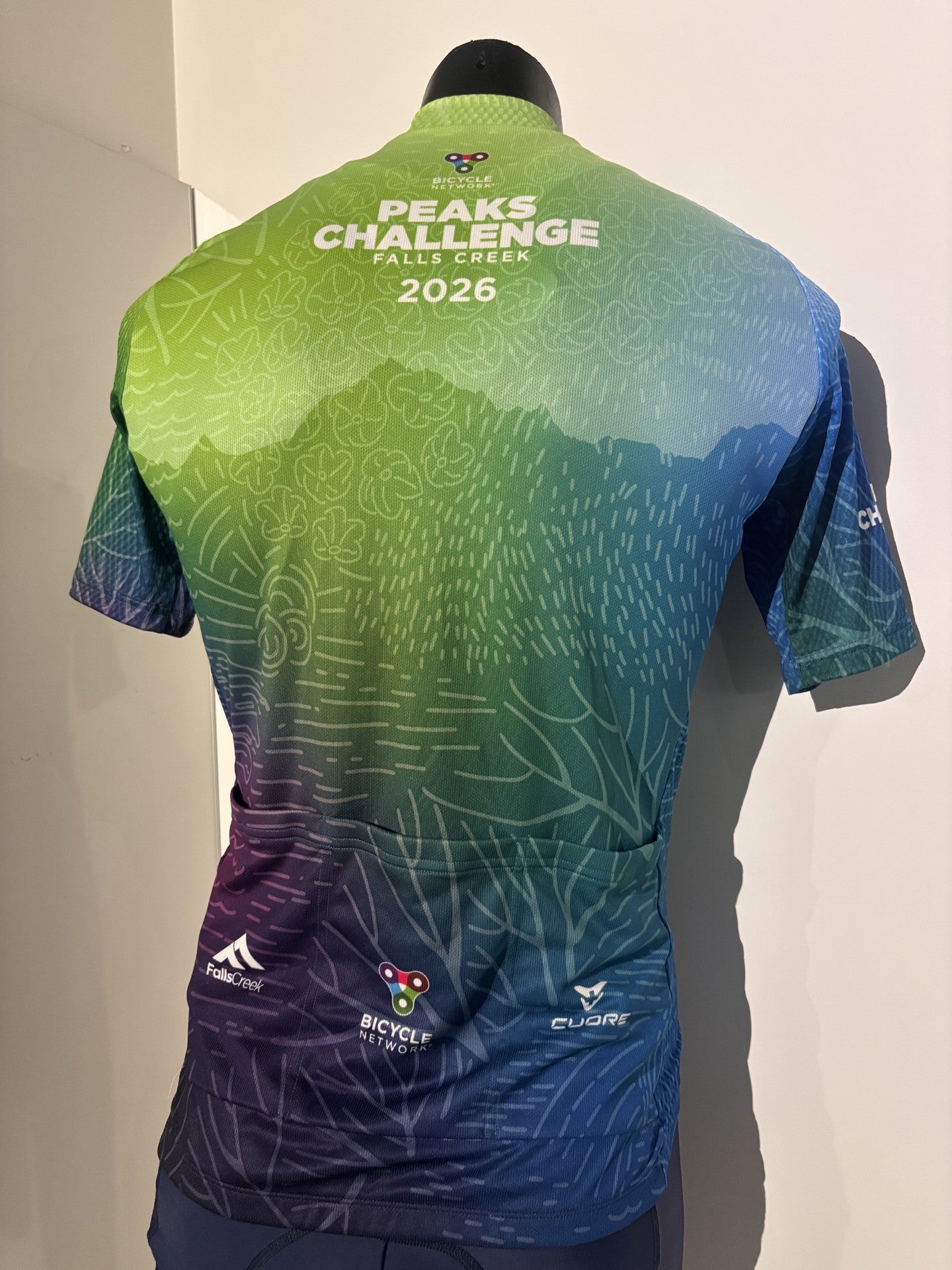 2026 Peaks Challenge Finishers Jersey - Male short sleeve - save 60%