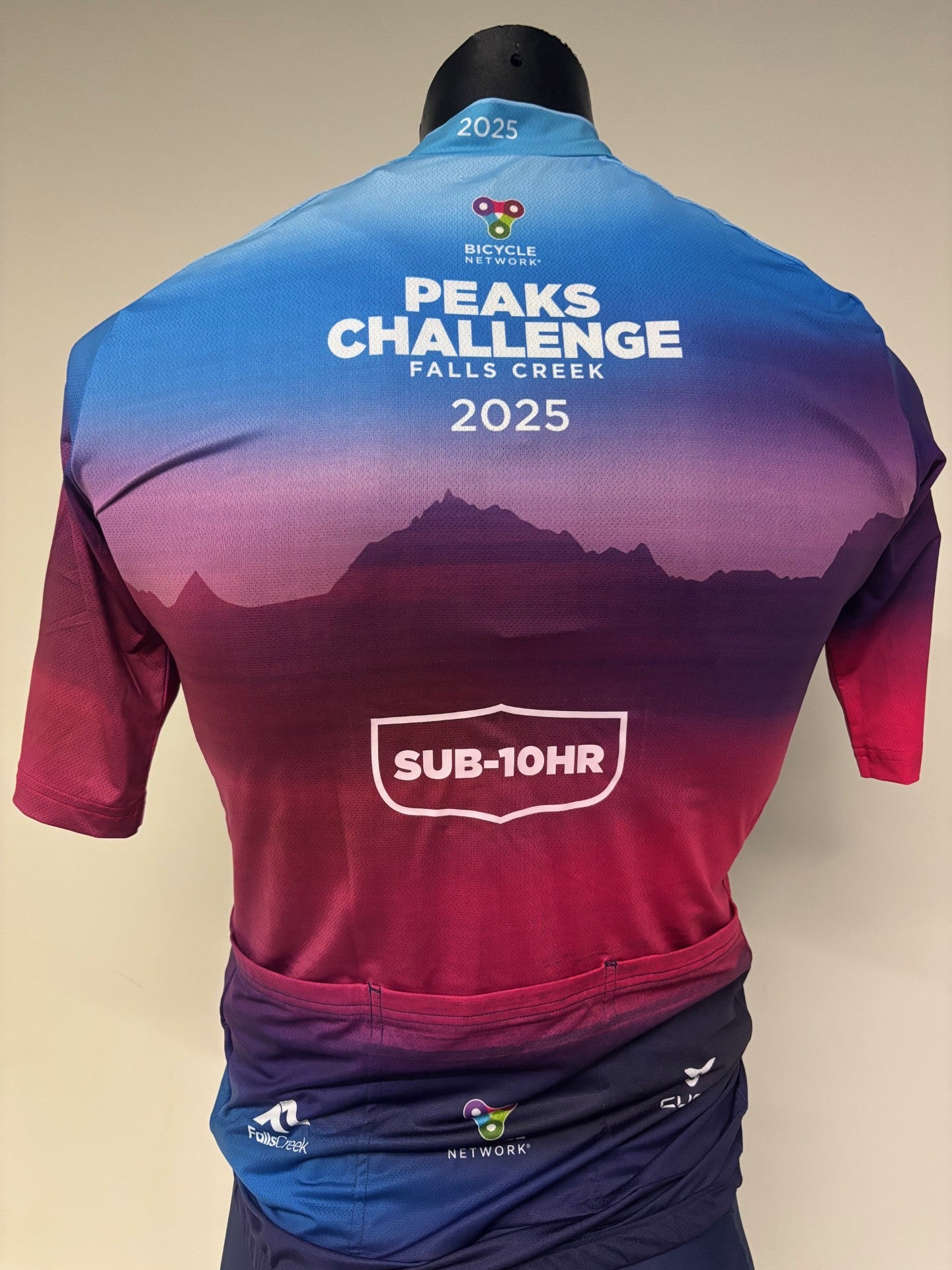 2025 Peaks Challenge Sub 10 Hour Jersey - Male short sleeve - save 70%